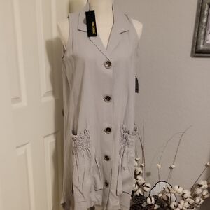 For Cynthia Light Gray Summer Dress